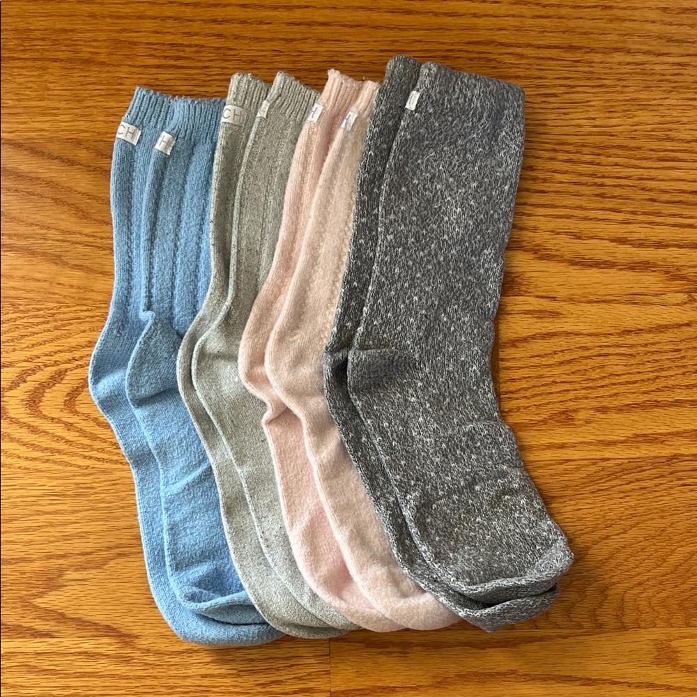 Assorted Plush Crew Socks